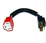 H4 Ceramic Hi Heat Headlight Headlamp Light Bulb Wiring Harness Socket Plug