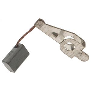 New Brush Holder Assembly compatible with Delco 38-104 alternators, 12V replacement part with compact rectangular design and dual spring-loaded contact arms.

