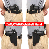 Gun Holster Tactical Concealed Left/Right Hand IWB OWB Belt Weapon Carry Pistol