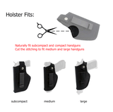 Gun Holster Tactical Concealed Left/Right Hand IWB OWB Belt Weapon Carry Pistol