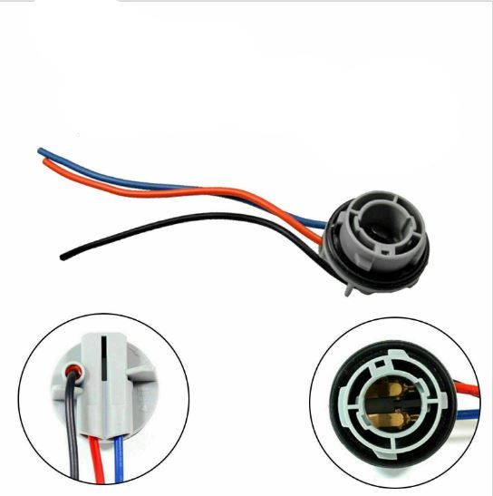 1157 Socket Adapter Harness Extended Wiring For Turn Signal Light Bulb