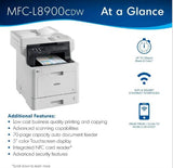Brother MFC-L8900CDW USB Wireless Network Ready Color Laser All-In-One Printer