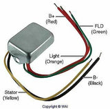 D7024 Conversion 12 Volt Voltage Regulator To Make Your Alternator A One 1-Wire Hookup