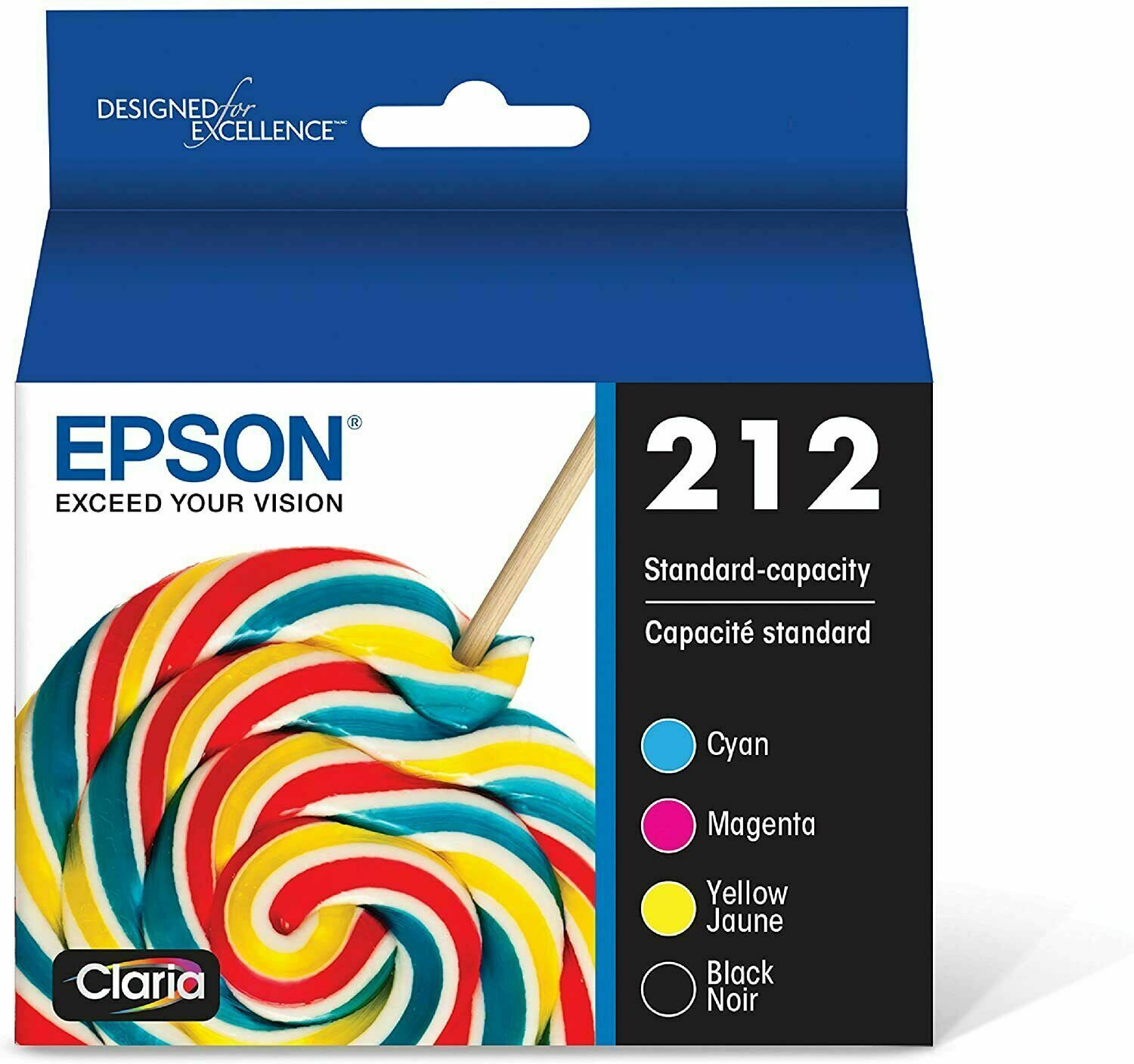Epson 212 Ink Cartridge Original Black And Tri Color Gommarts 8053