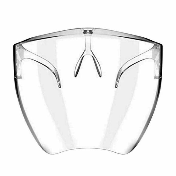 Clear Face Shield Glasses Face Mask Transparent Reusable Visor Anti-Fog Dust USA