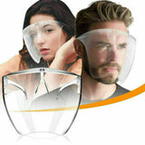 Clear Face Shield Glasses Face Mask Transparent Reusable Visor Anti-Fog Dust USA