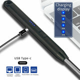 Electric Arc Lighter Flexible Neck USB-C Rechargeable | Candles, BBQ | Windproof