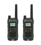 Motorola Talkabout T465 Walkie Talkie Set 35 Mile Two Way Radio (Earbuds+Case)