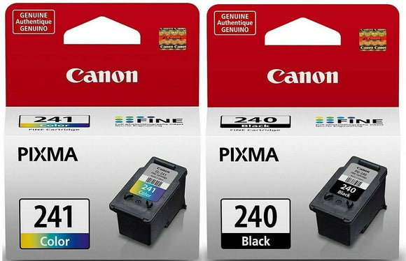 Canon PG-240 Black and CL-241 Tri-Color Ink Cartridges