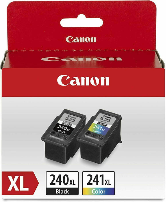 Canon PG-240XL Black and CL-241XL Tri-Color Ink Cartridges