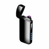 Dual Arc Electric USB Lighter Rechargeable Plasma Windproof Flameless Cigarette