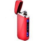 Dual Arc Electric USB Lighter Rechargeable Plasma Windproof Flameless Cigarette